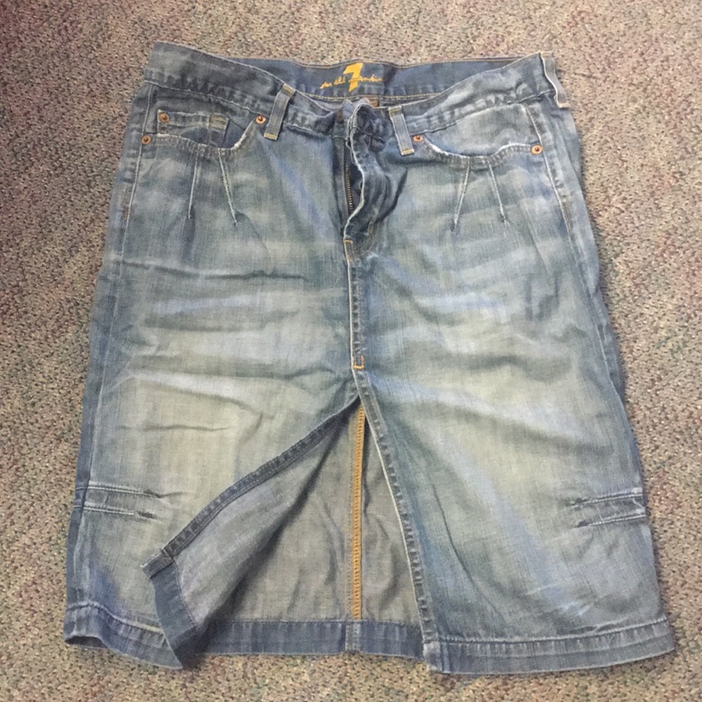 7 for all man kind skirt